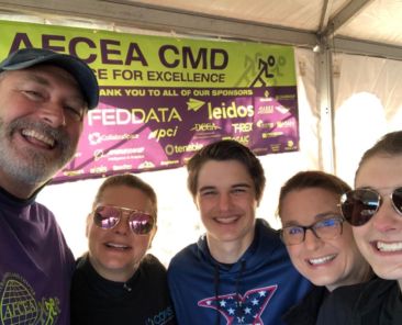 COMSO Employees at the AFCEA Race