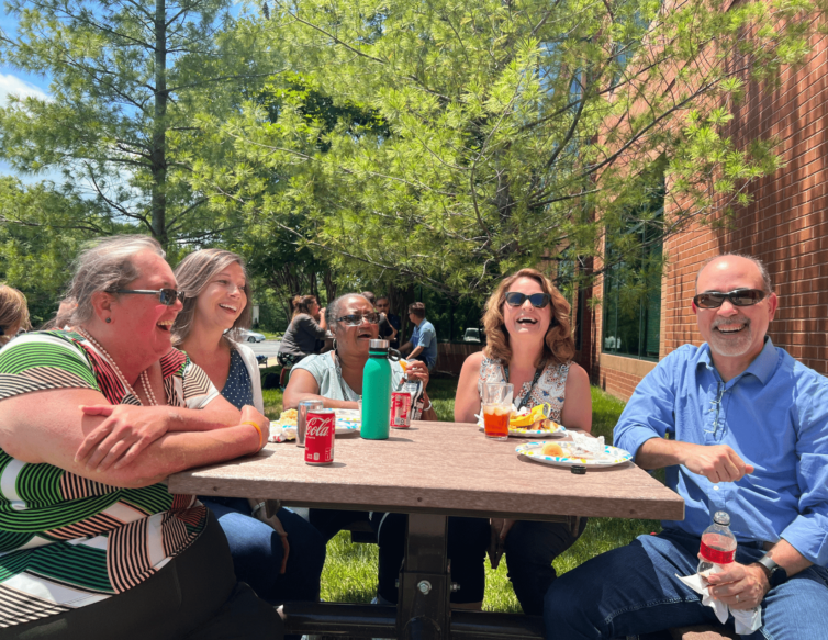 COMSO Employees at the Summer Cookout